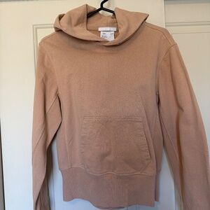 Helmut Lang Cropped Hoodie | Tan | Women’s L / Men’s S